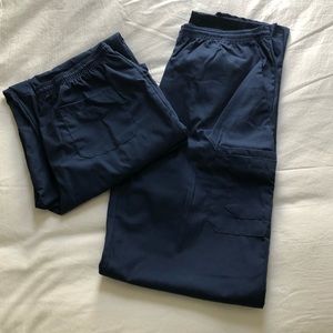 Navy scrub pants